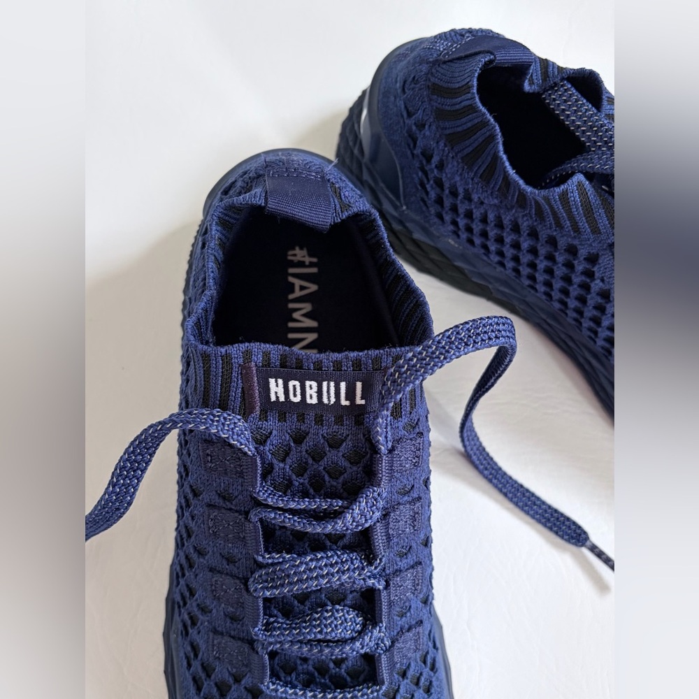 Nobull NOBULL Knit Running Shoes Midnight Navy Allday KnitSock Sneakers size 8.5 - Picture 9 of 13